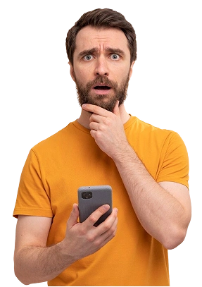 retrato-joven-tenencia-smartphone-mirar-preocupado 1 Retrato de joven sorprendido