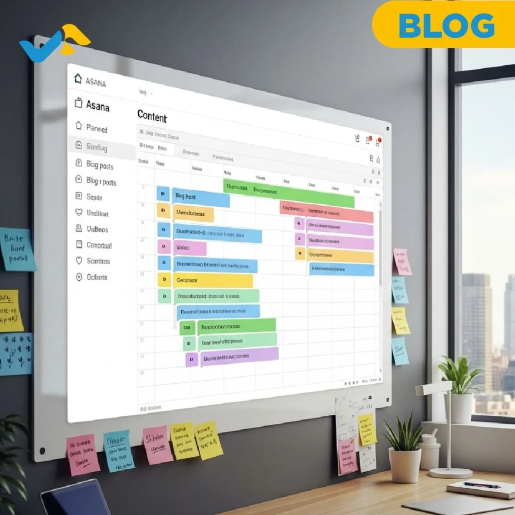 Calendario de creación de contenido digital para redes sociales