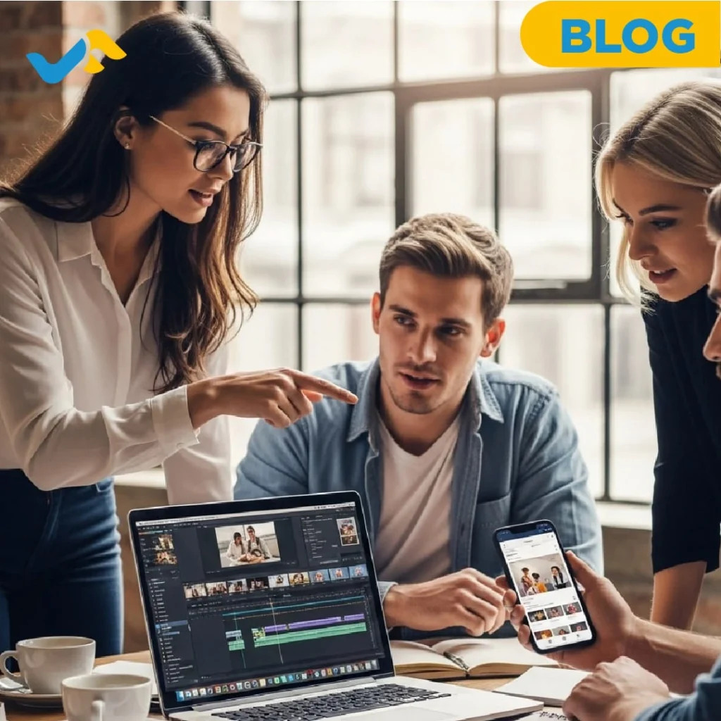Creación de contenido digital en equipo