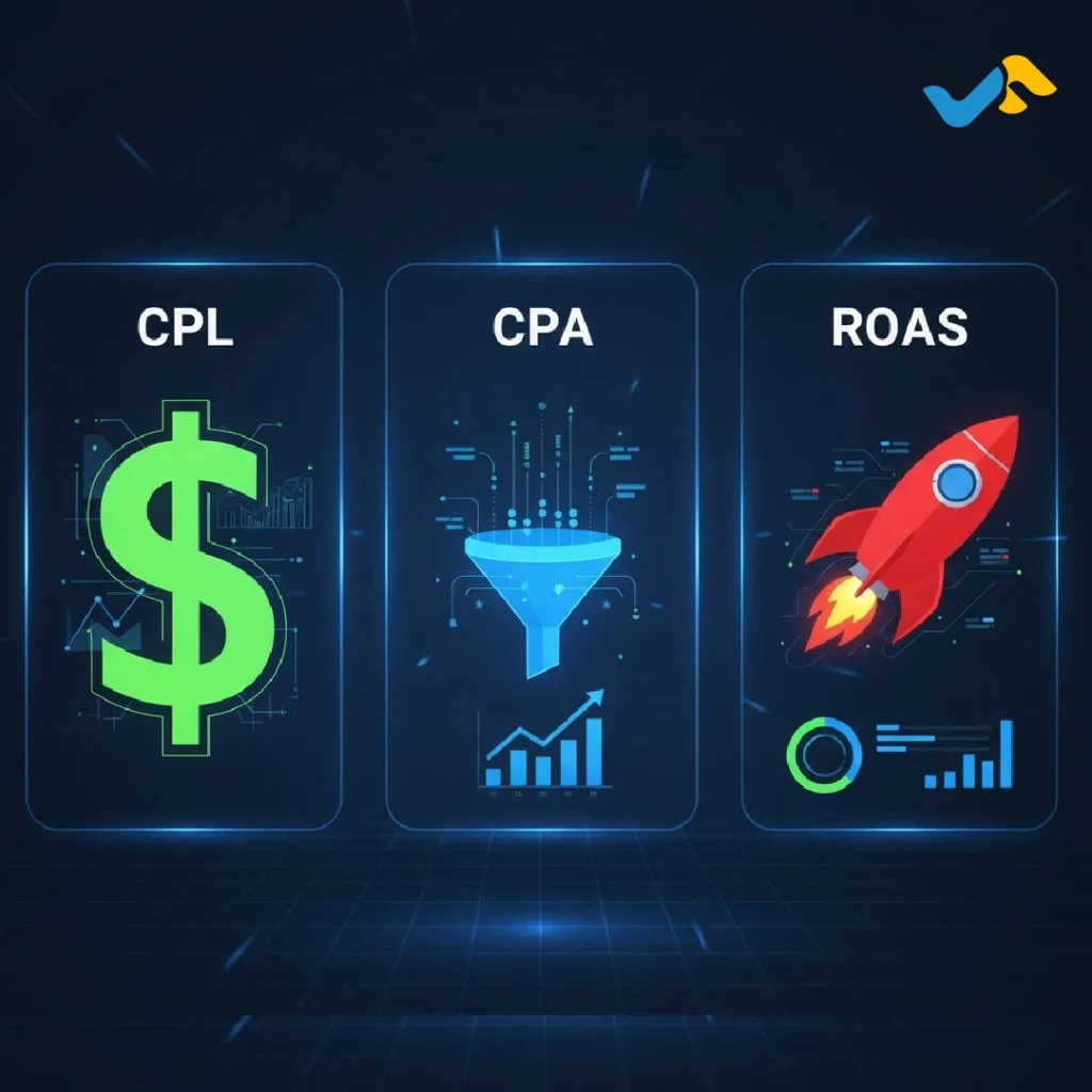 Métricas avanzadas para Pymes: CPL, CPA y cálculo del ROAS en publicidad digital.