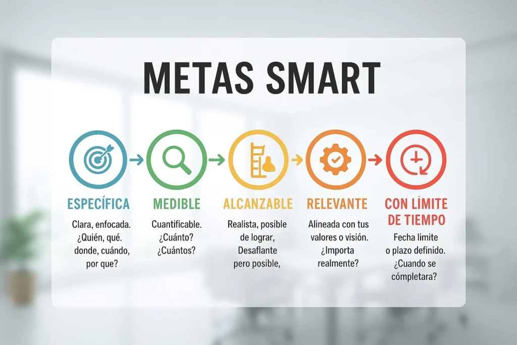 Ejemplos de objetivos SMART para redes sociales