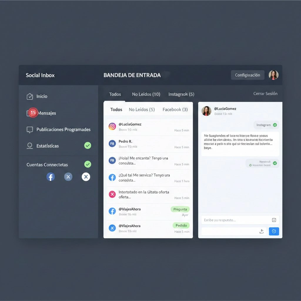 Herramientas esenciales para la Estrategia de Interacción Social y la centralización de mensajes.