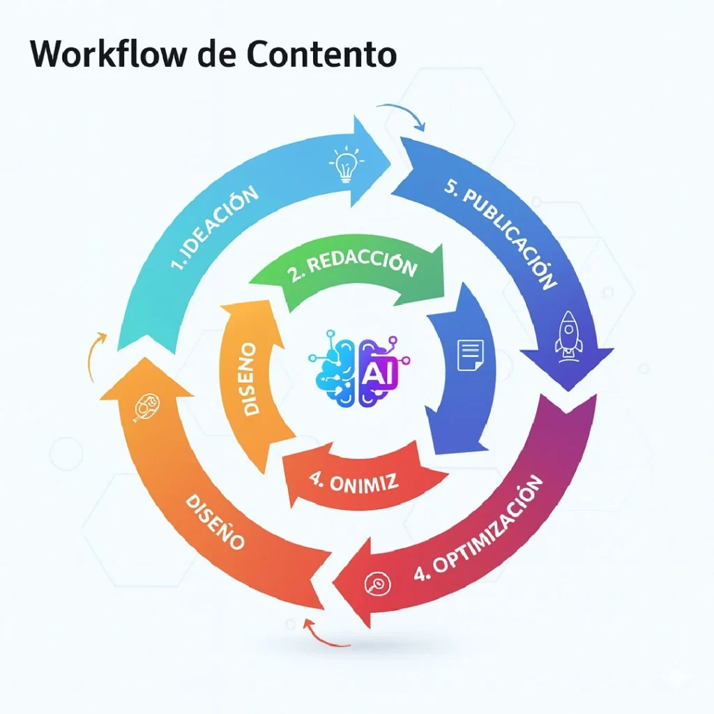 Workflow de Contenido completo para Crear Contenido de Alto Impacto Rápido con IA.