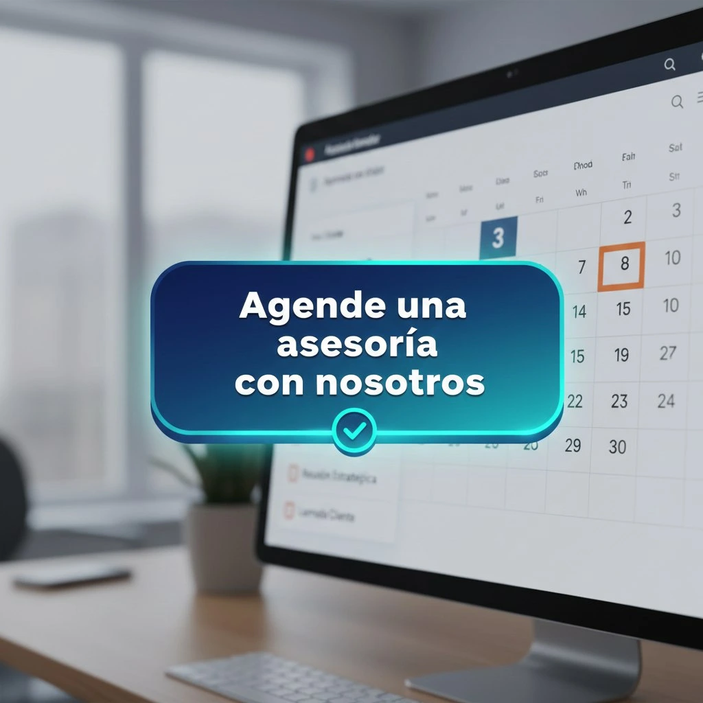 Botón de agenda una asesoría con nosotros para la Planificación de Contenidos para Negocios 2025.