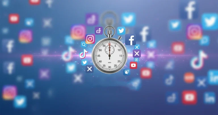 Diagrama del Método 60-Minutos para la Productividad en Redes Sociales y la planificación semanal.