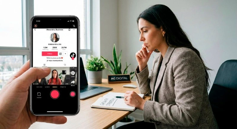 TikTok para emprendedores y creación de contenido viral
