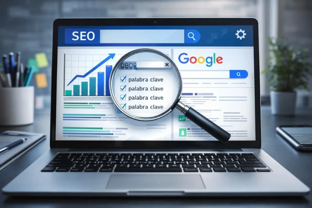 estrategia de contenidos con investigación de palabras clave y SEO