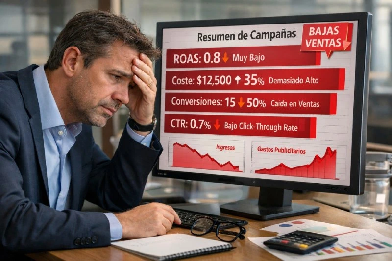 Meta Ads para empresas sin estrategia generan pérdida de inversión publicitaria