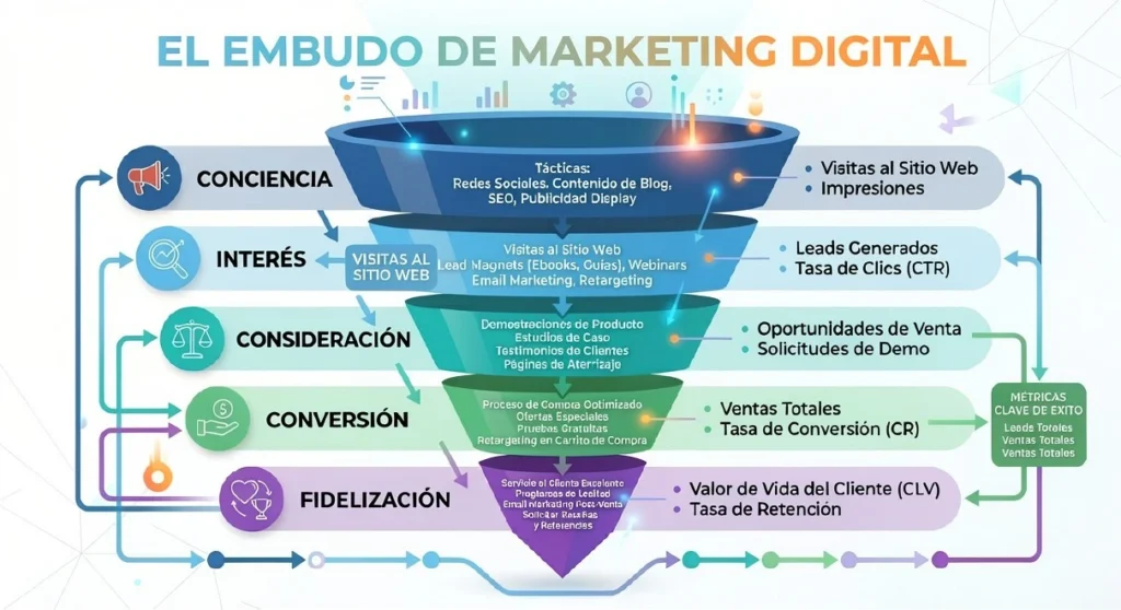 embudo de ventas con Facebook Ads