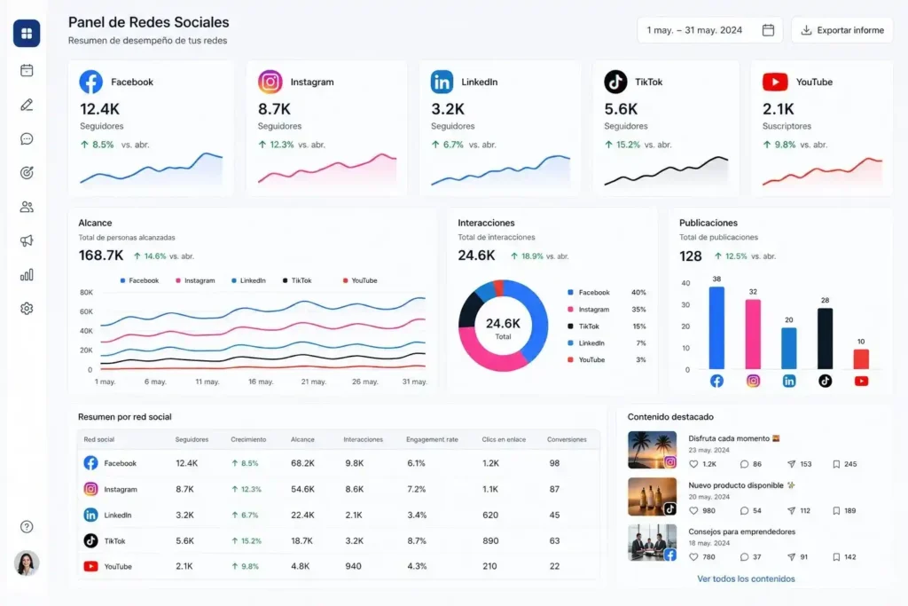 gestión de redes sociales en Lima