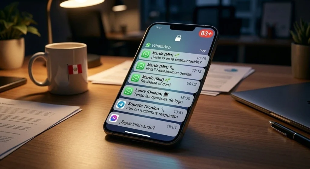 ignorar mensajes redes sociales negocio