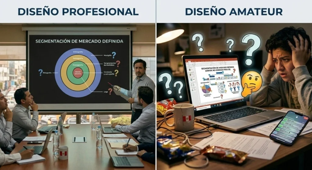 mal diseño contenido redes sociales