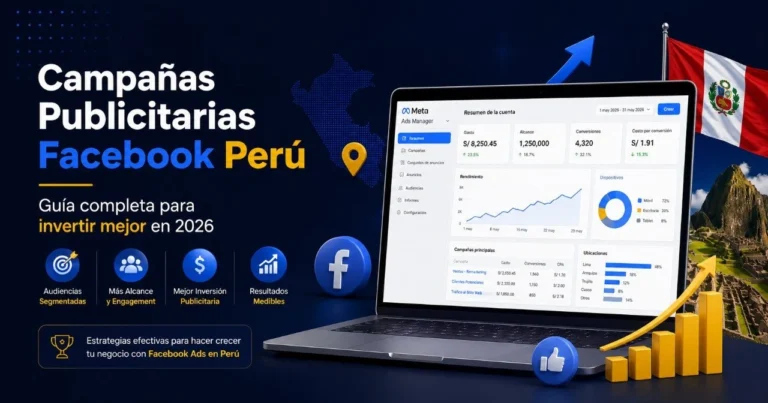 Campañas publicitarias Facebook Perú para aumentar ventas y clientes