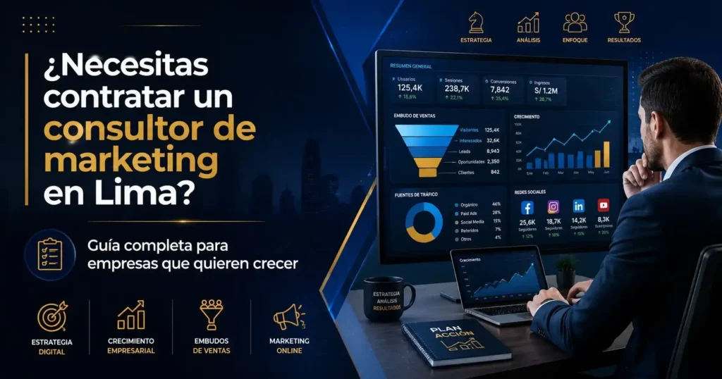 Contratar consultor marketing Lima para hacer crecer tu negocio