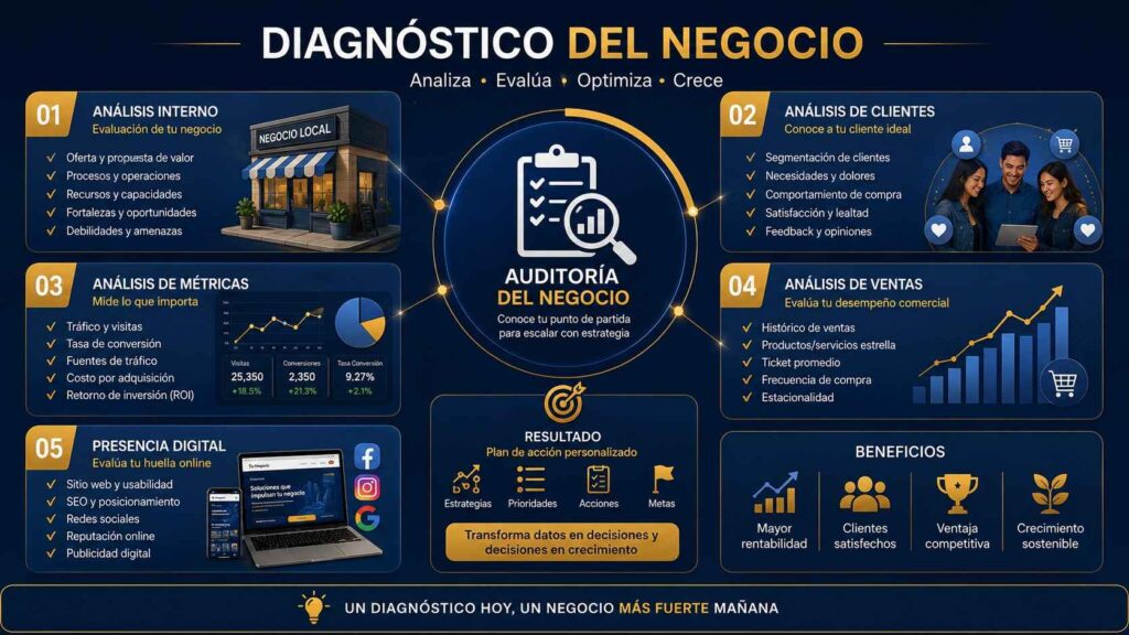 Diagnóstico para escalar negocio local Lima