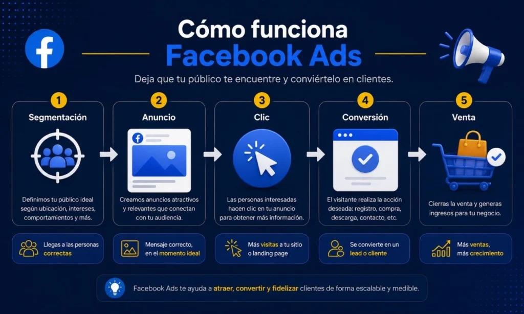 Funcionamiento de campañas publicitarias Facebook Perú
