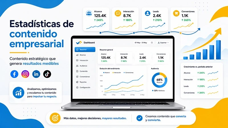 Resultados de una estrategia de contenido para empresas