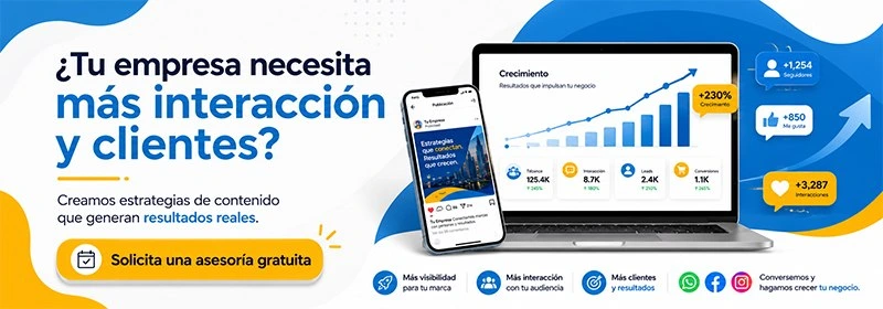 Servicio profesional de creación de contenido para empresas en Lima