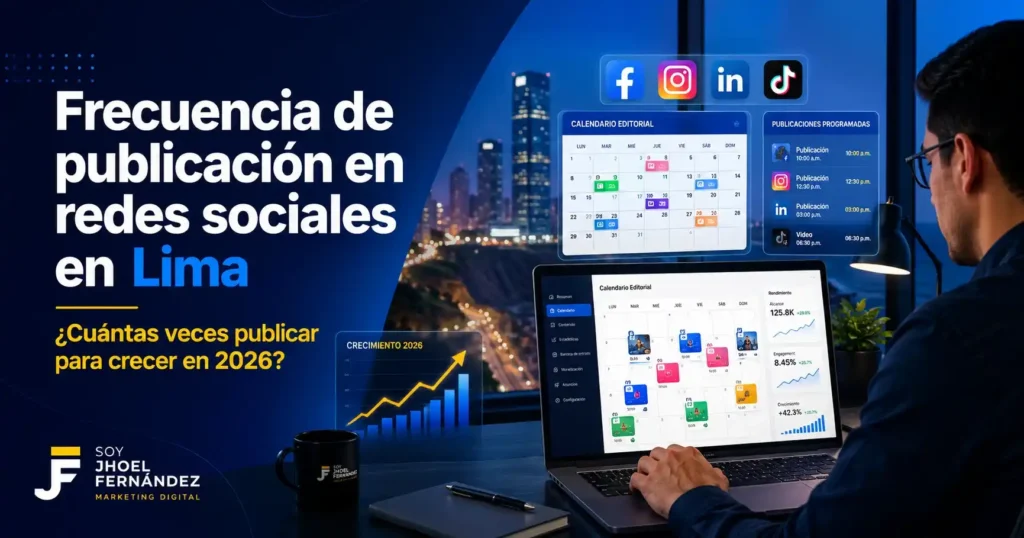 Frecuencia publicación redes Lima para empresas: guía completa 2026